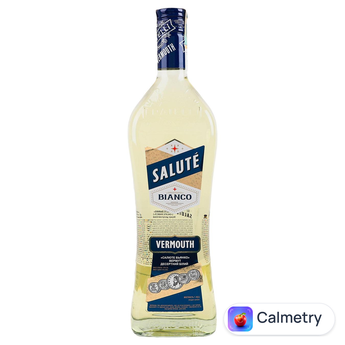 Вермут Salute Bianco десертний білий 16% 1л