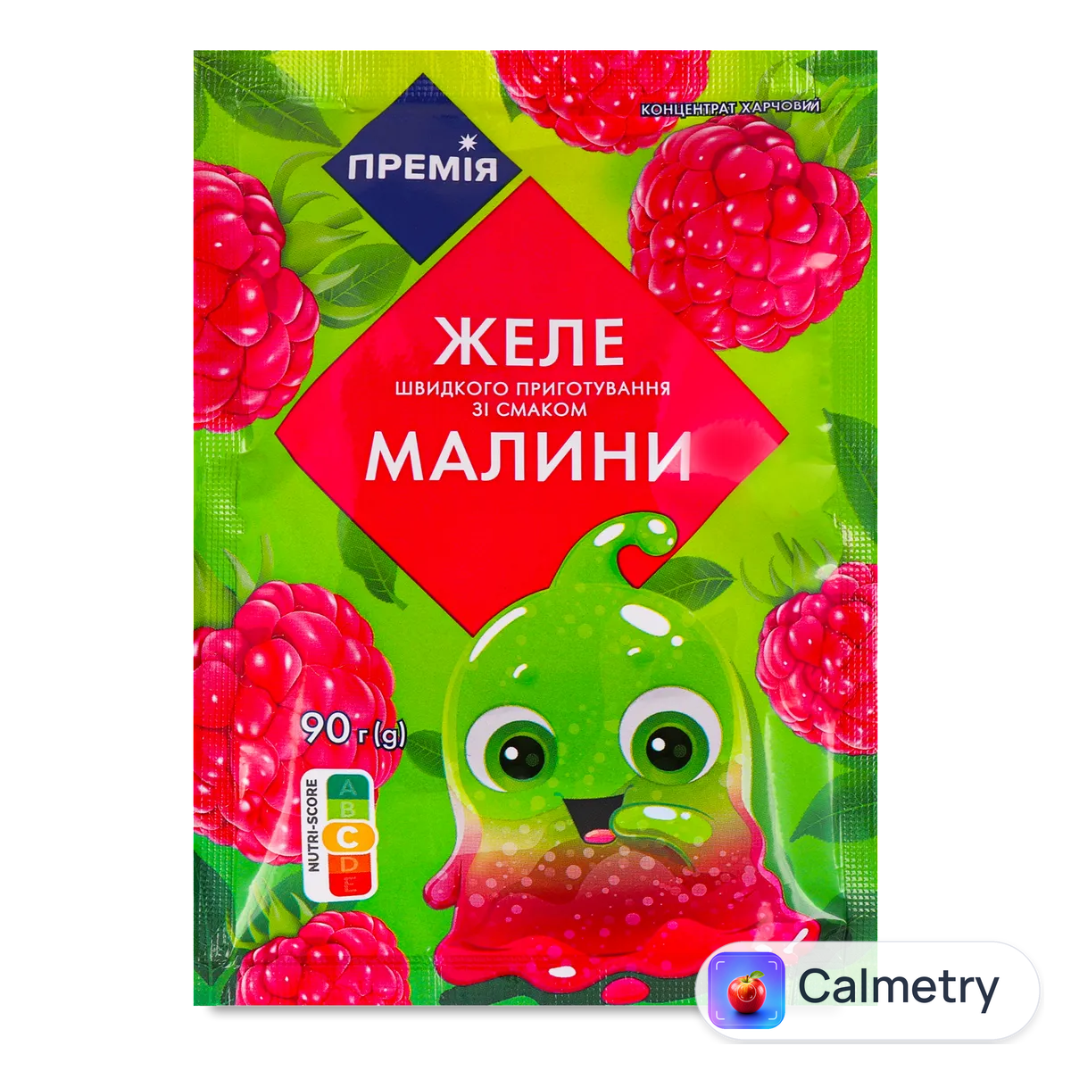 Желе «Премія»® зі смаком малини 90г