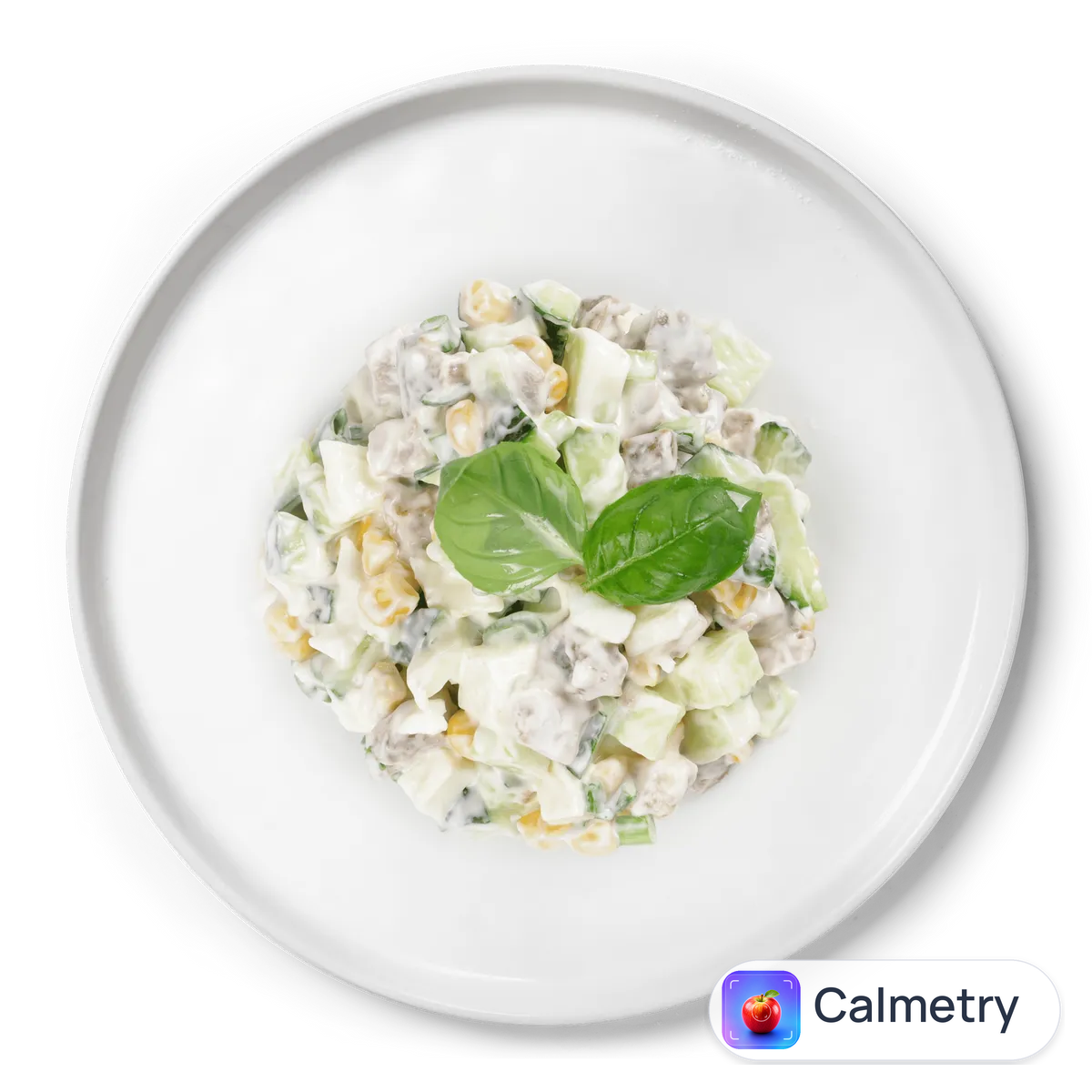 Салат з огірками та свининою