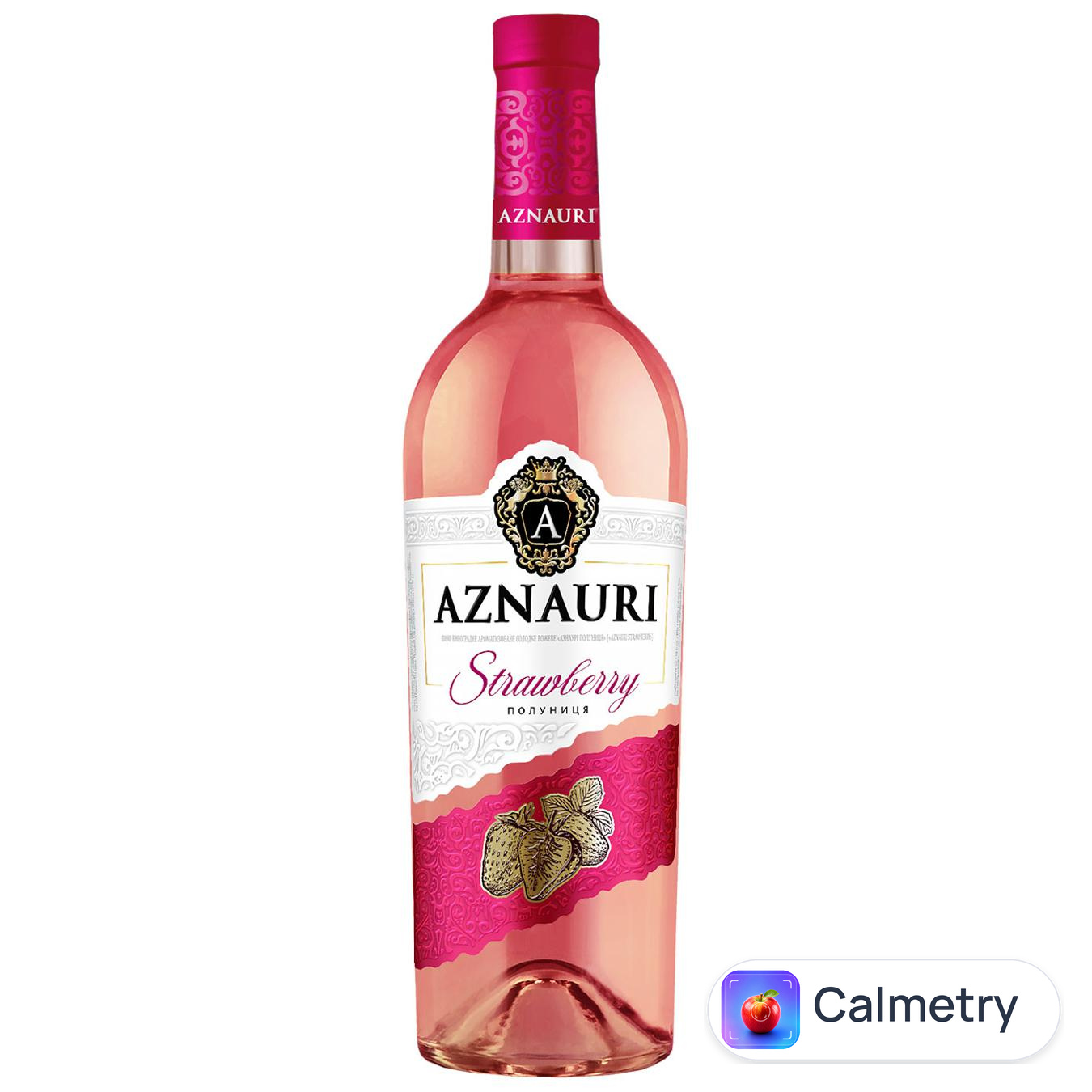Вино Aznauri Strawberry рожеве солодке 0,75л