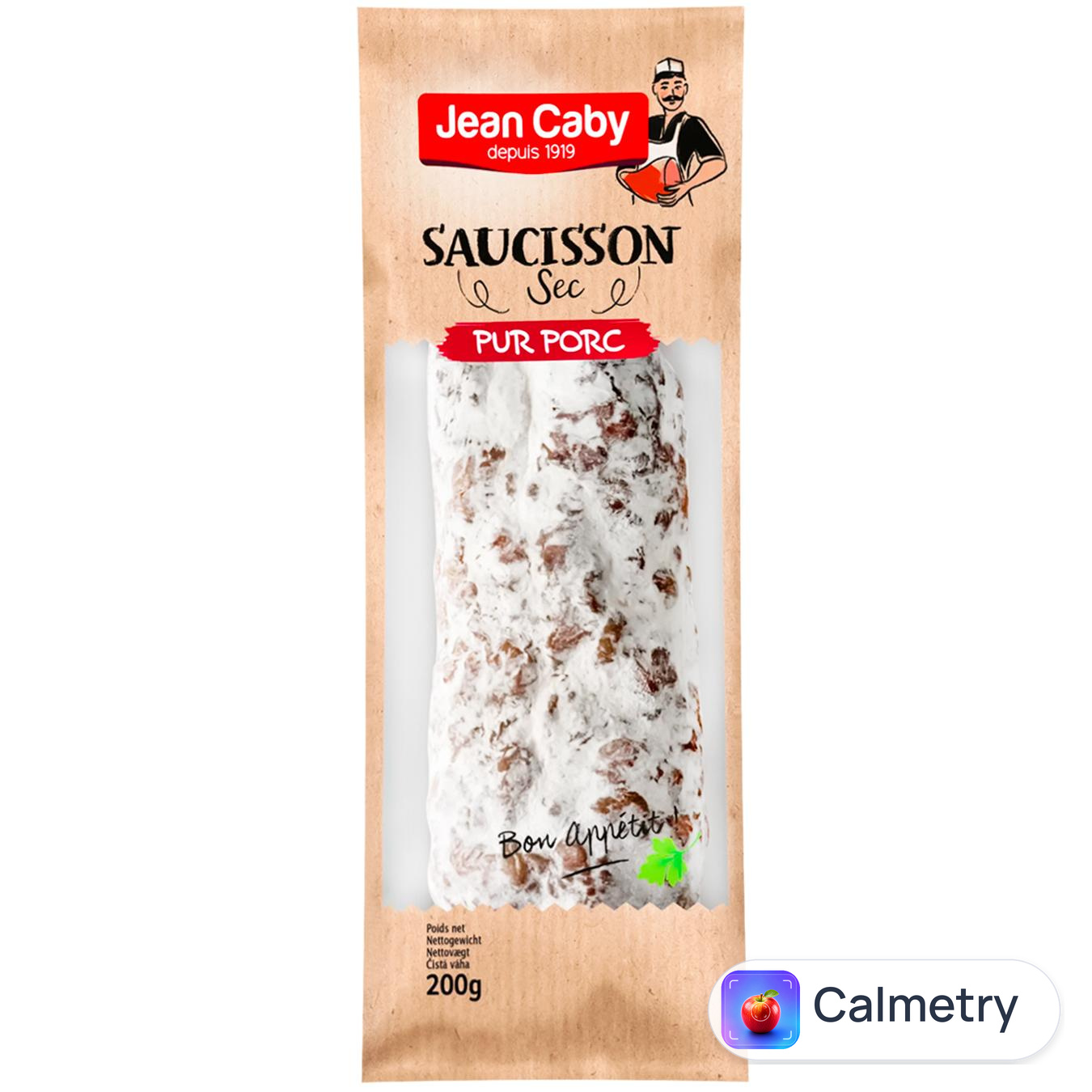 Ковбаса Jean Gaby Saucission Sec Pur Porc 200г