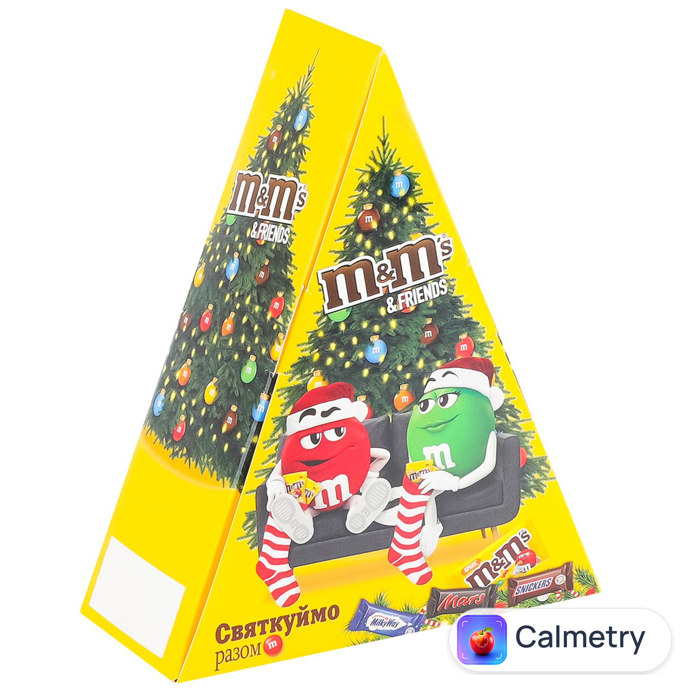 Набір солодощів новорічний M&M's & Friends Ялинка 96,5г