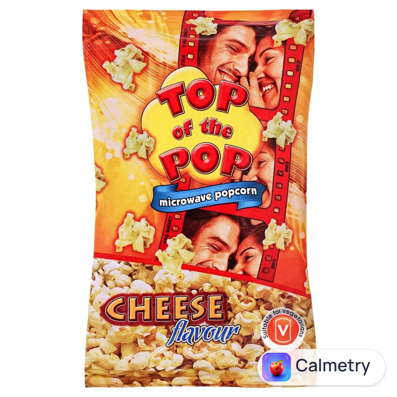 Попкорн Top of the Pop зі смаком сиру для мікрохвильової печі 100г
