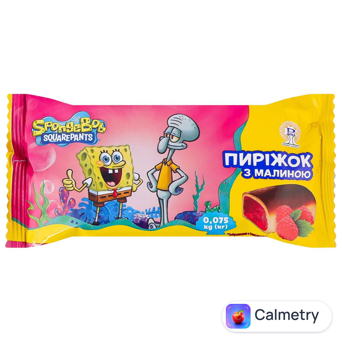 Пиріжок Рома Губка Боб з малиною 75г