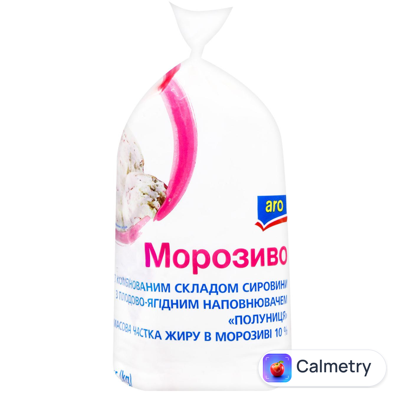 Морозиво Aro з полуницею 1кг
