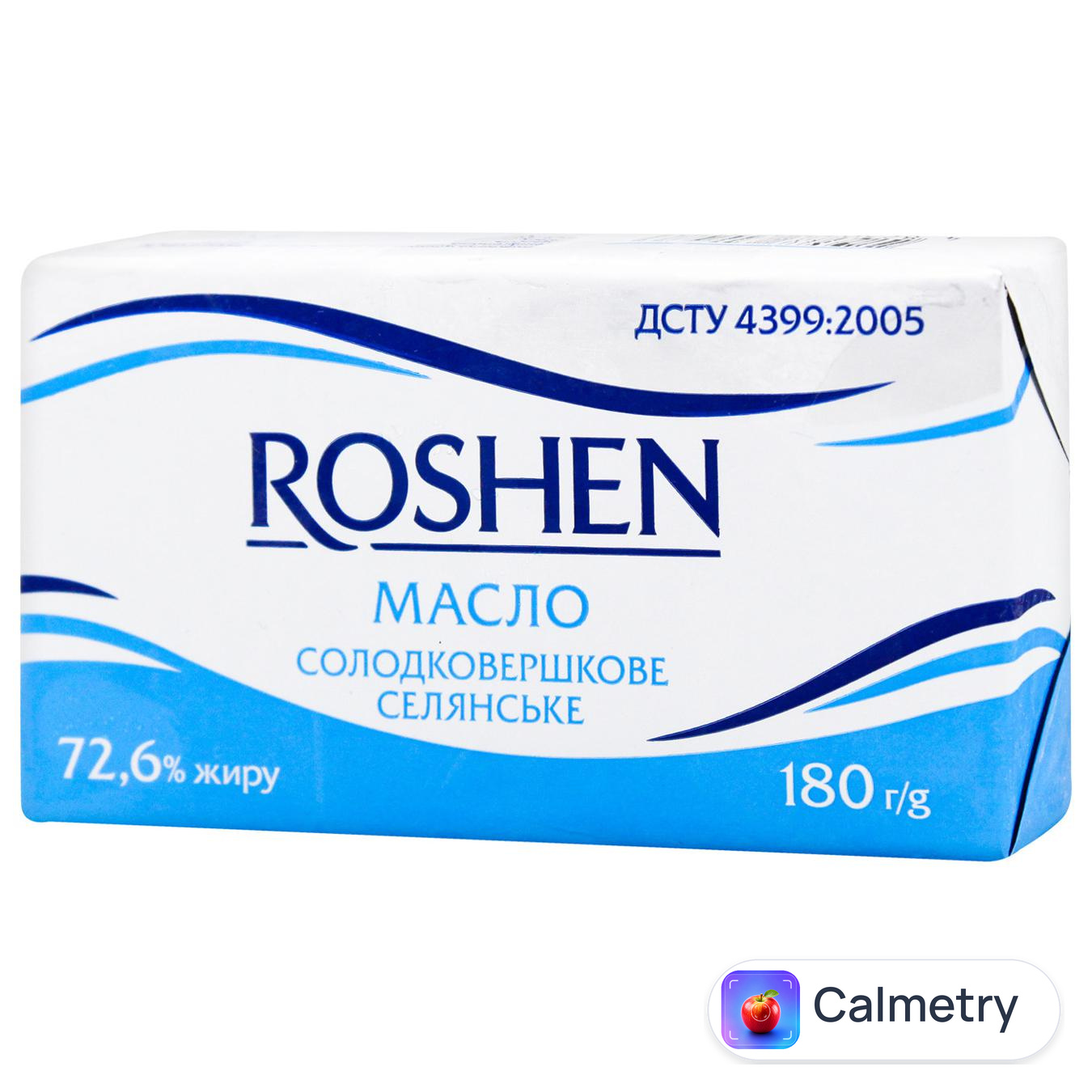 Масло Roshen Селянське солодковершкове 72,6% 180г