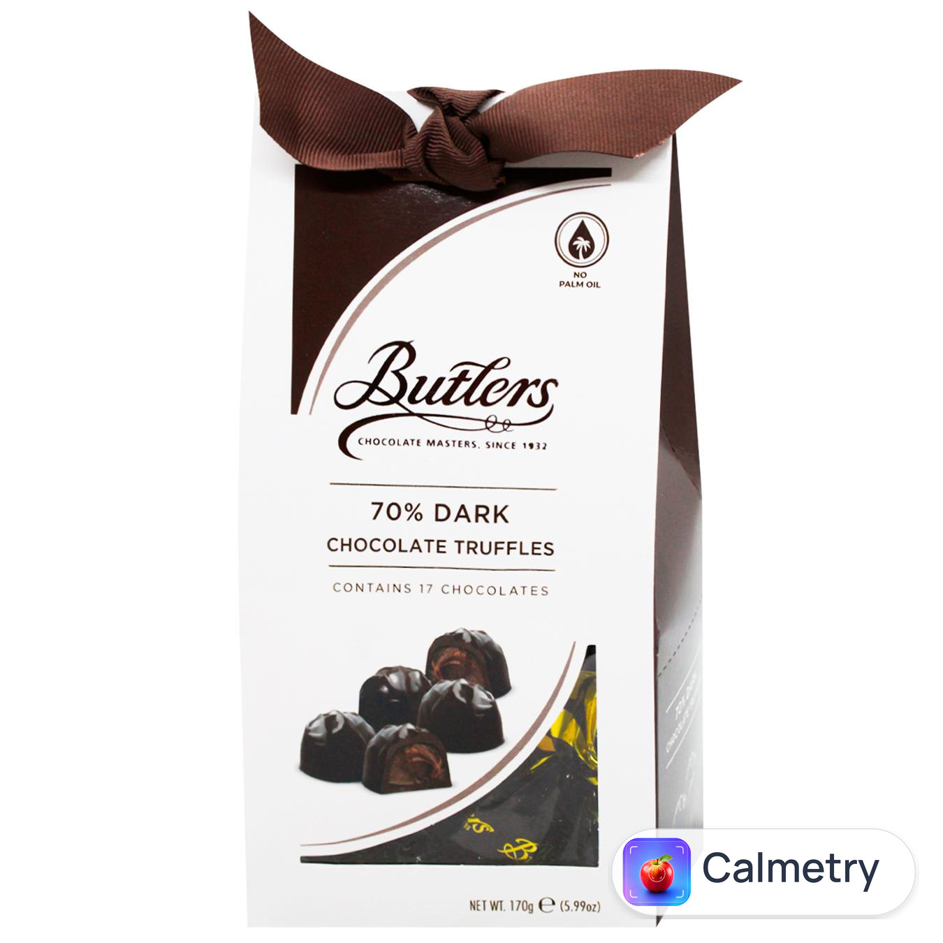 Цукерки Butlers Трюфелі з чорним шоколадом 70% 170г