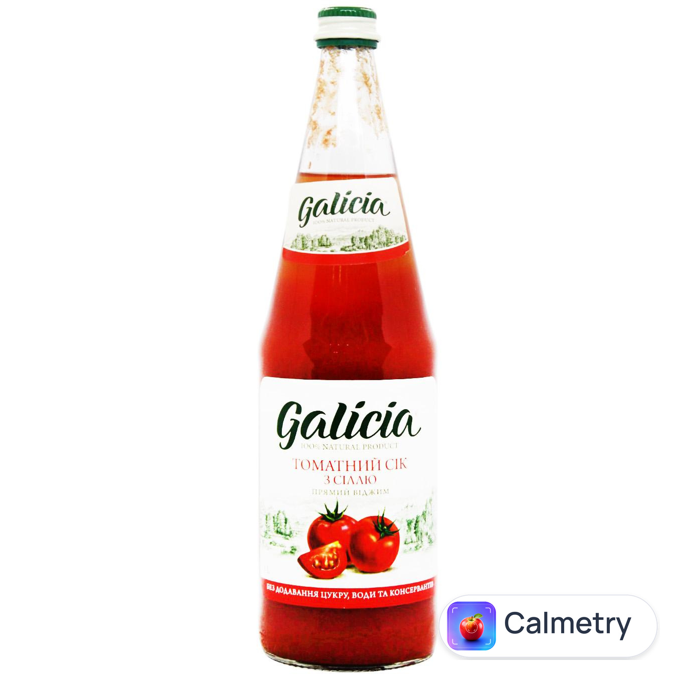 Сік Galicia томатний з сіллю 1л — фото продукту