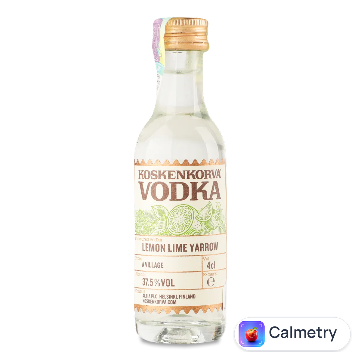 Напій алкогольний Koskenkorva Lemon Lime Yarrow 0,04л