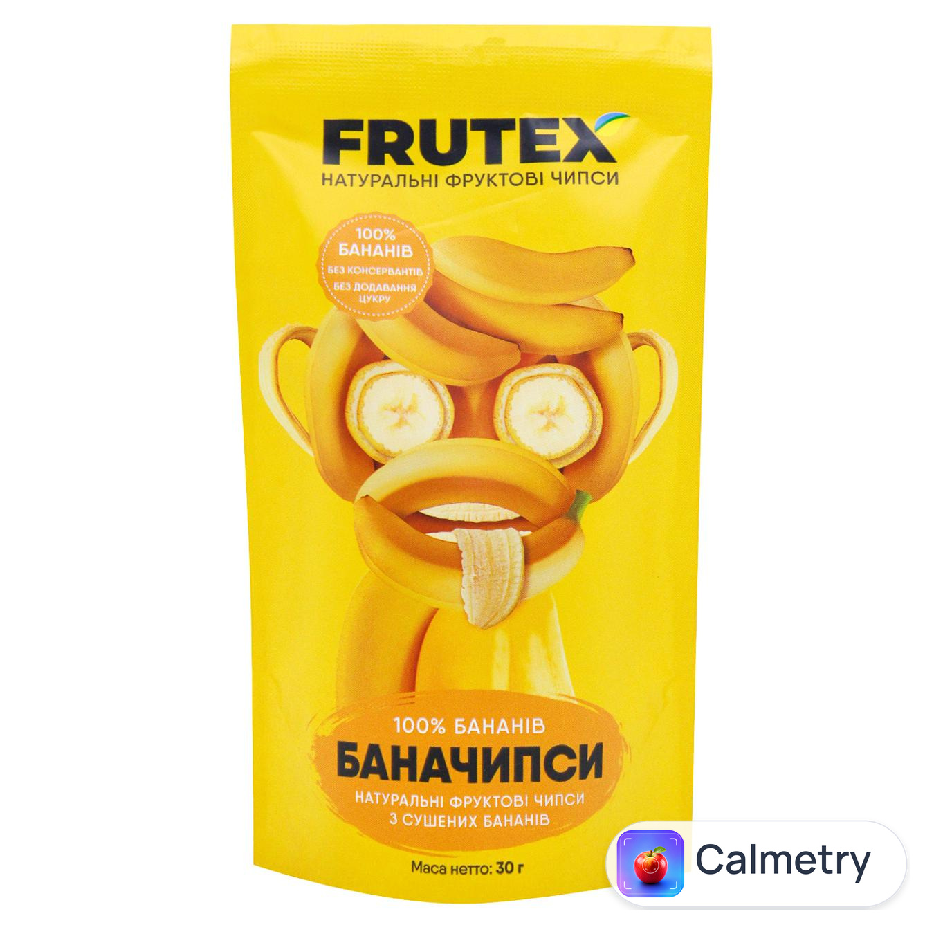 Чипси з фруктів Frutex Баначипси 30г — фото продукту