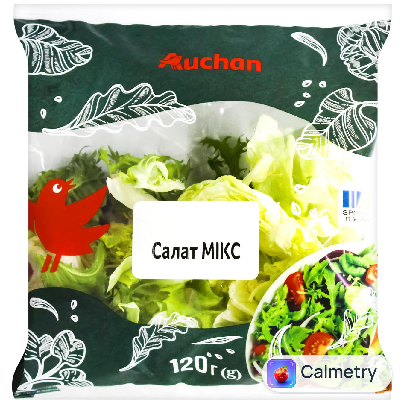 Салат Auchan Зимовий мікс 120г