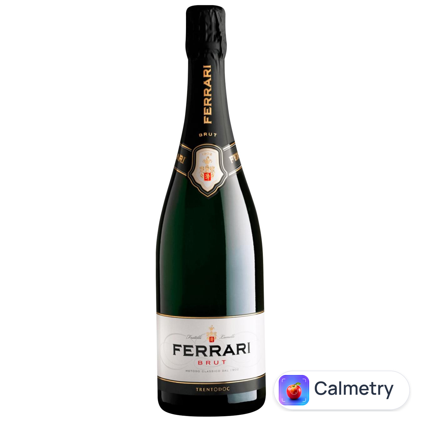 Вино ігристе Ferrari Brut біле брют 12,5% 0,75л