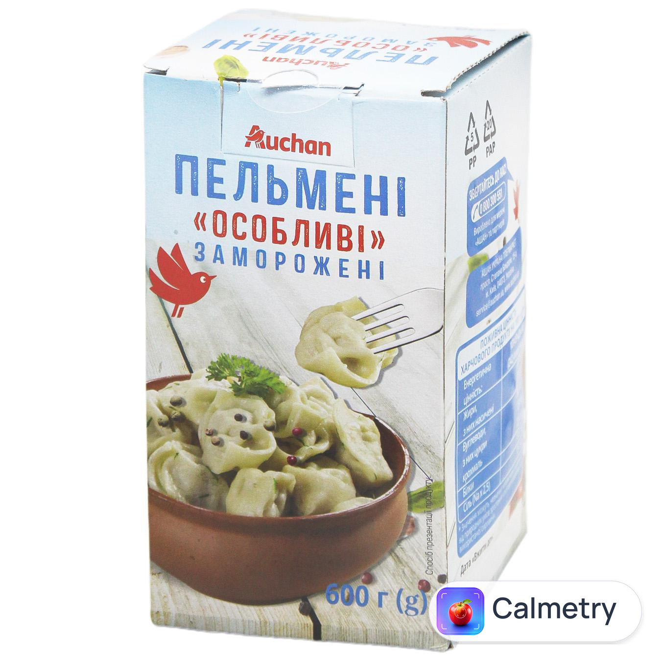 Пельмені Auchan Особливі 600г
