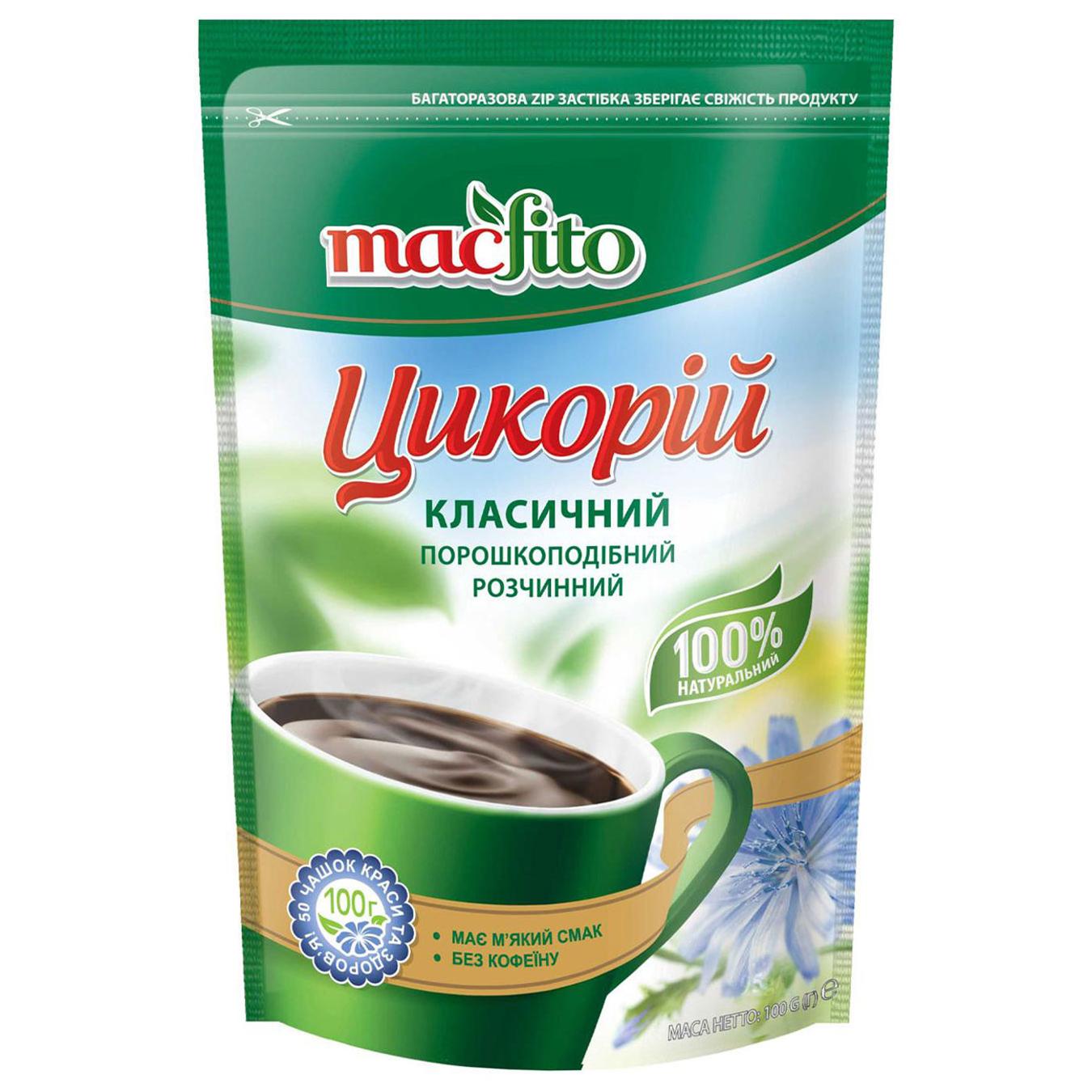 Напій розчинний МасFito цикорій 100г — фото продукту
