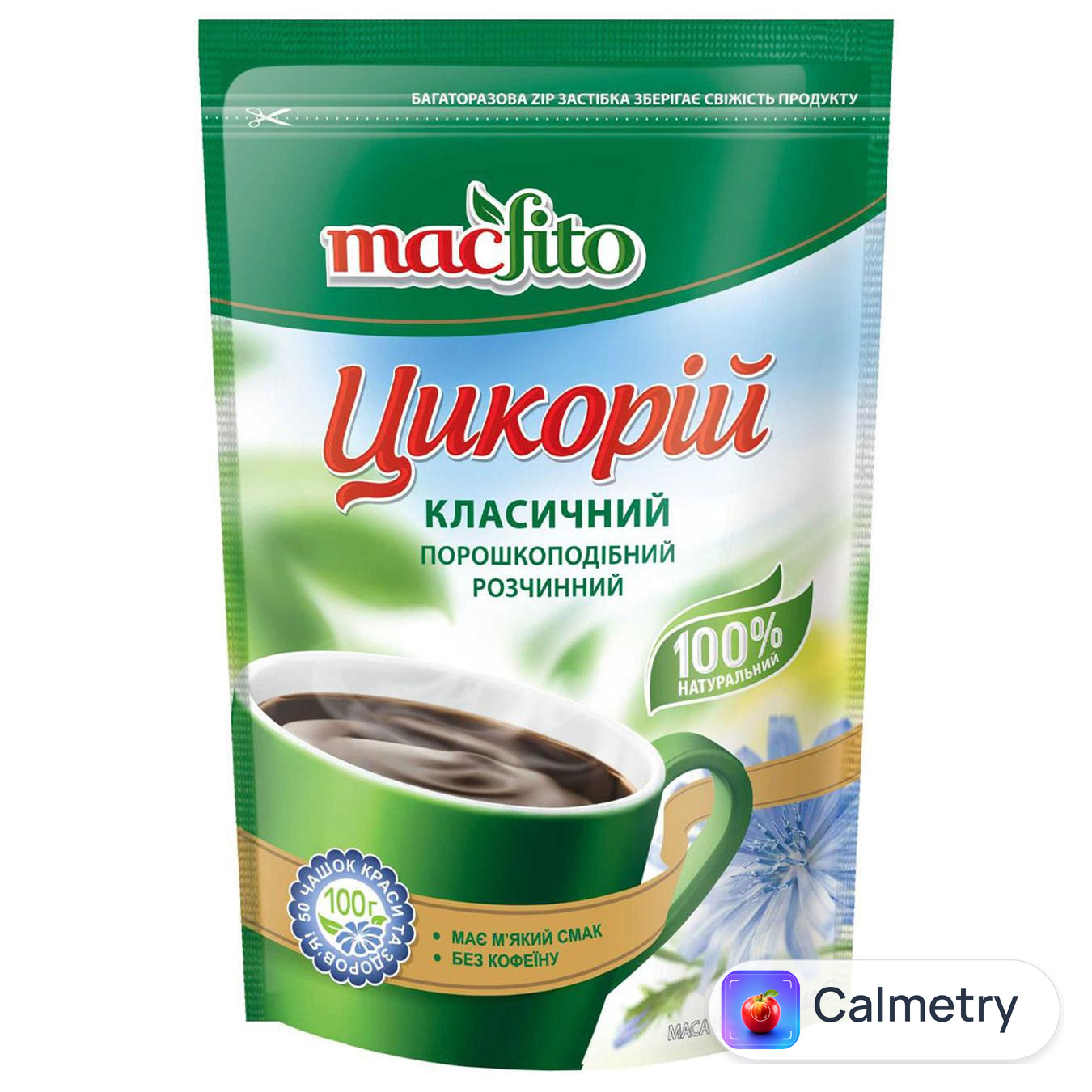 Напій розчинний МасFito цикорій 100г — фото продукту