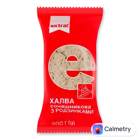 Халва Extra! соняшникова з родзинками