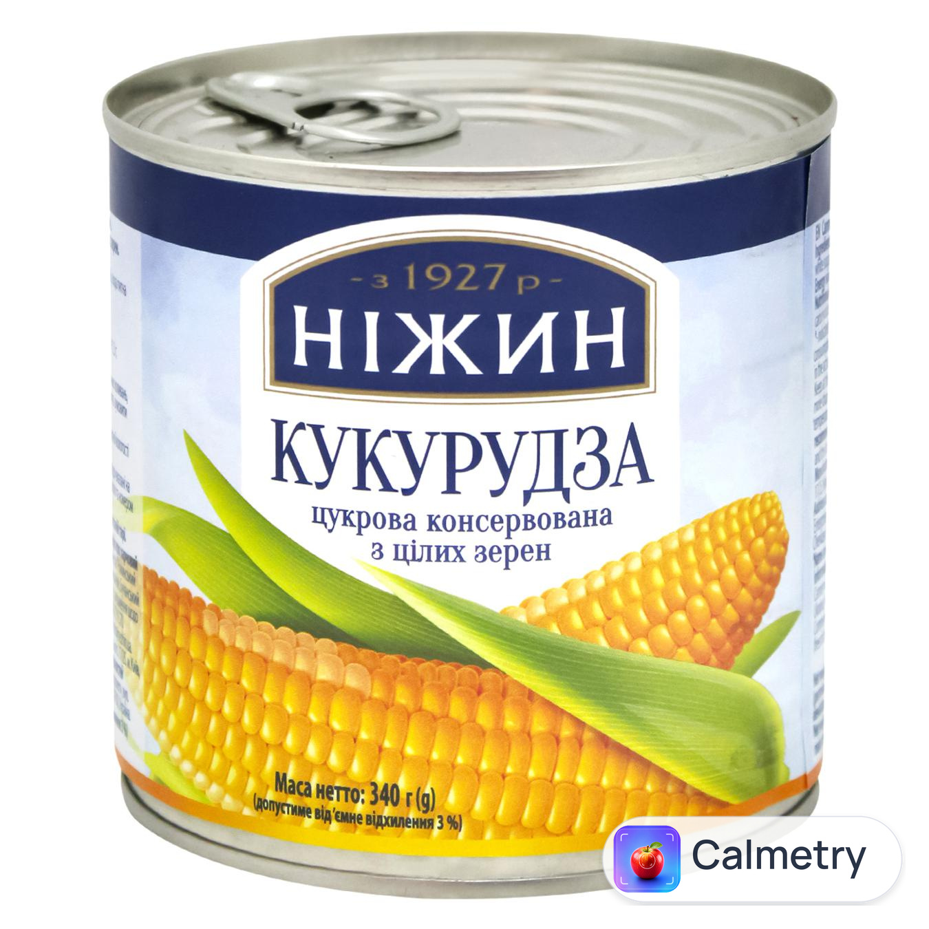 Кукурудза Ніжин цукрова з цілих зерен 340г