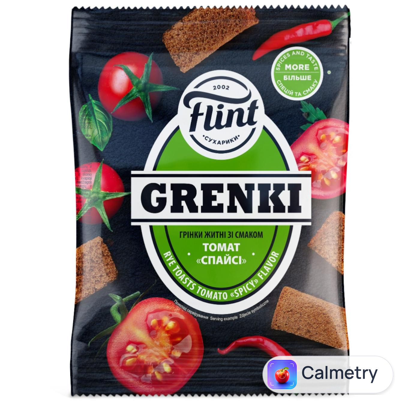 Грінки Flint Grenki зі смаком томату Спайсі 55г