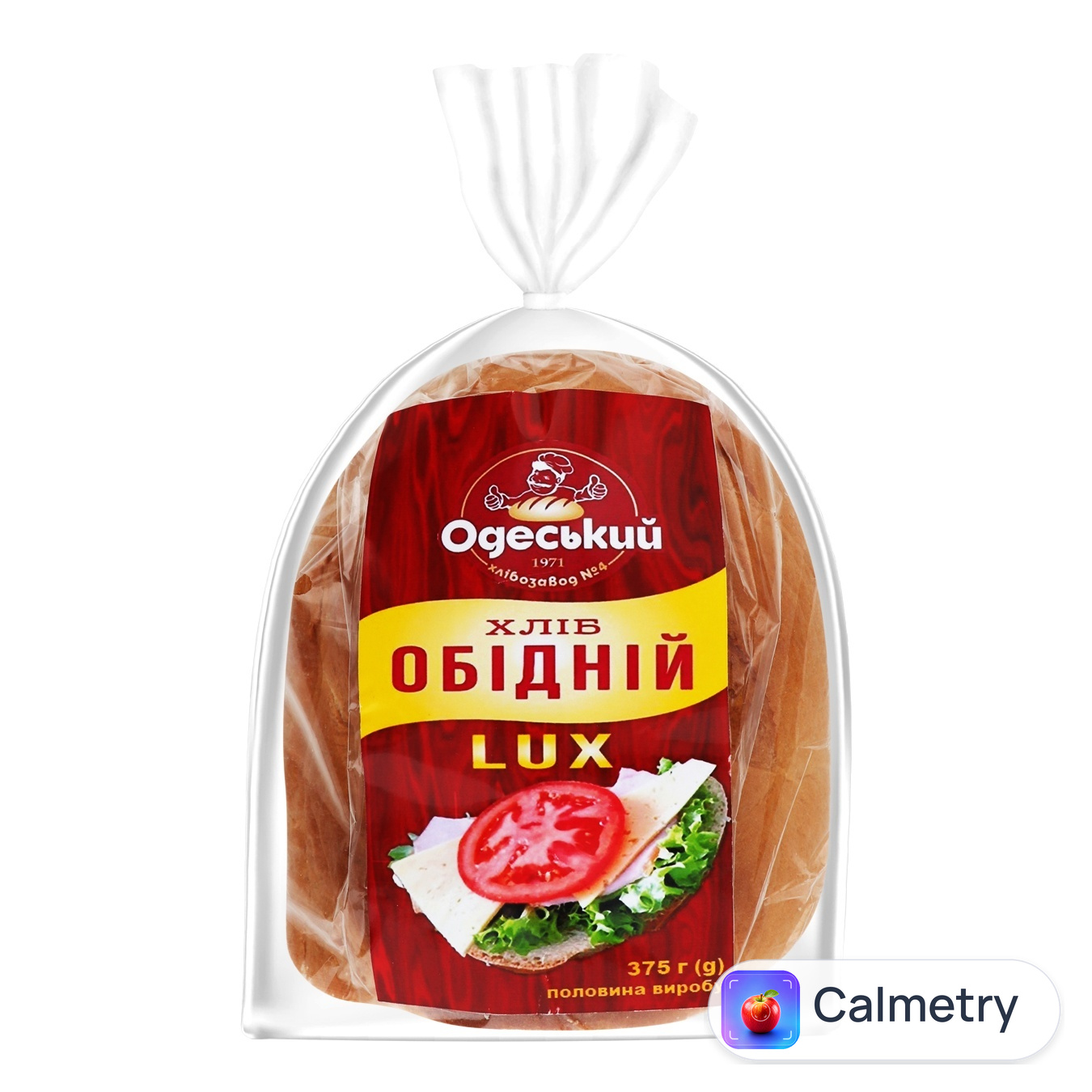 Хліб Одеський Хлібозавод №4 Обідній Lux половина 375г