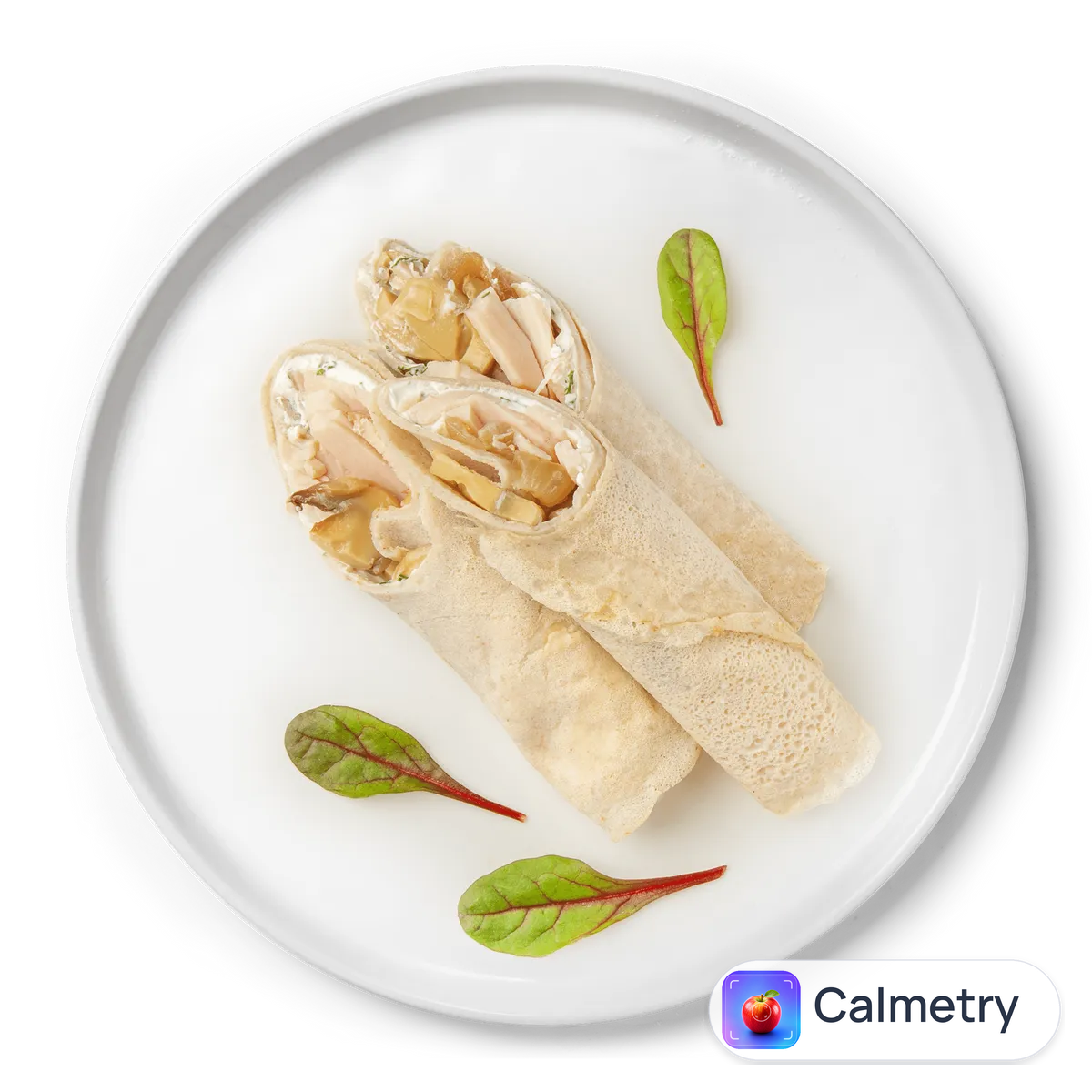 Гречані млинці з копченою куркою та сиром