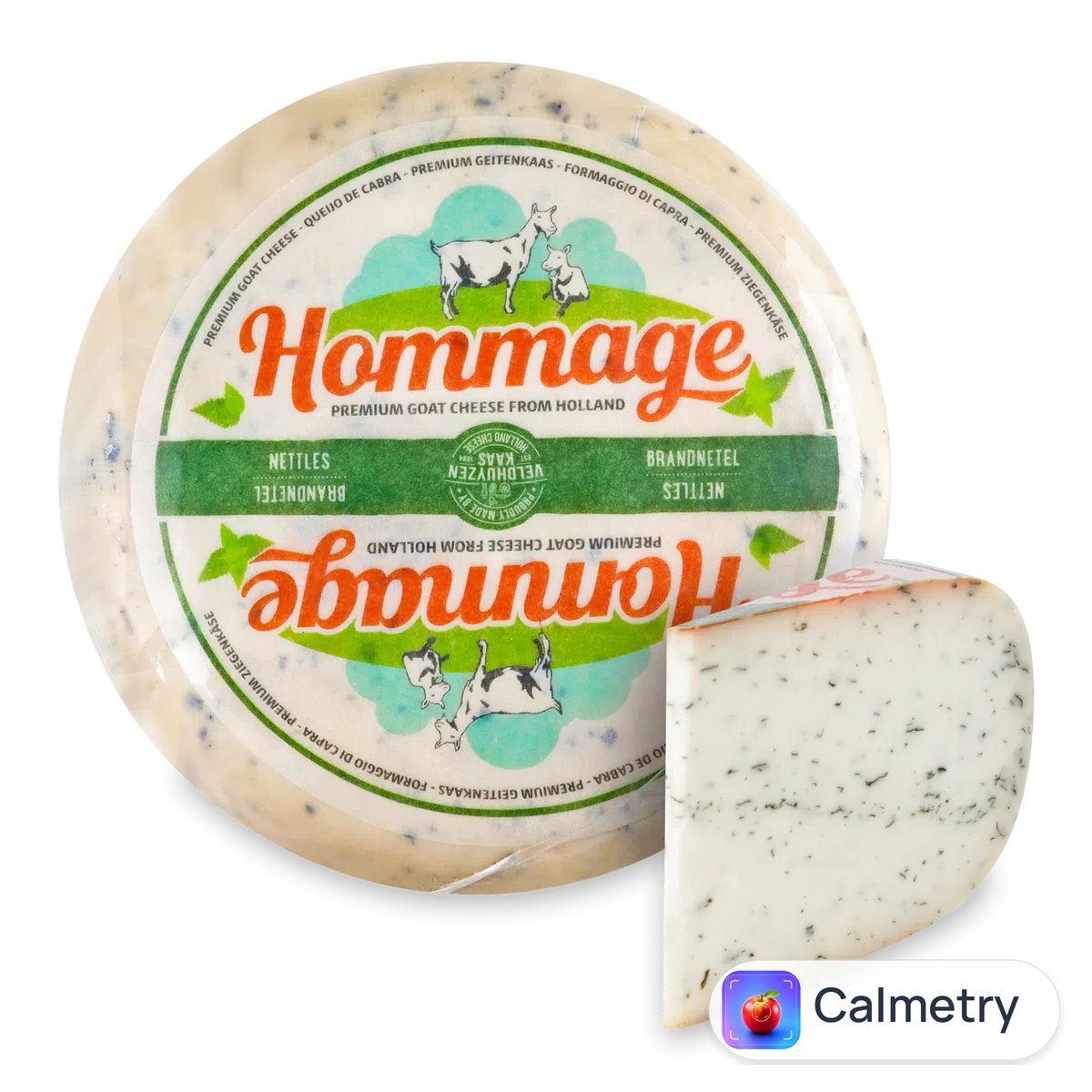 Сир Veldhuyzen Kaas Hommage козячий з травам 52% 1/2