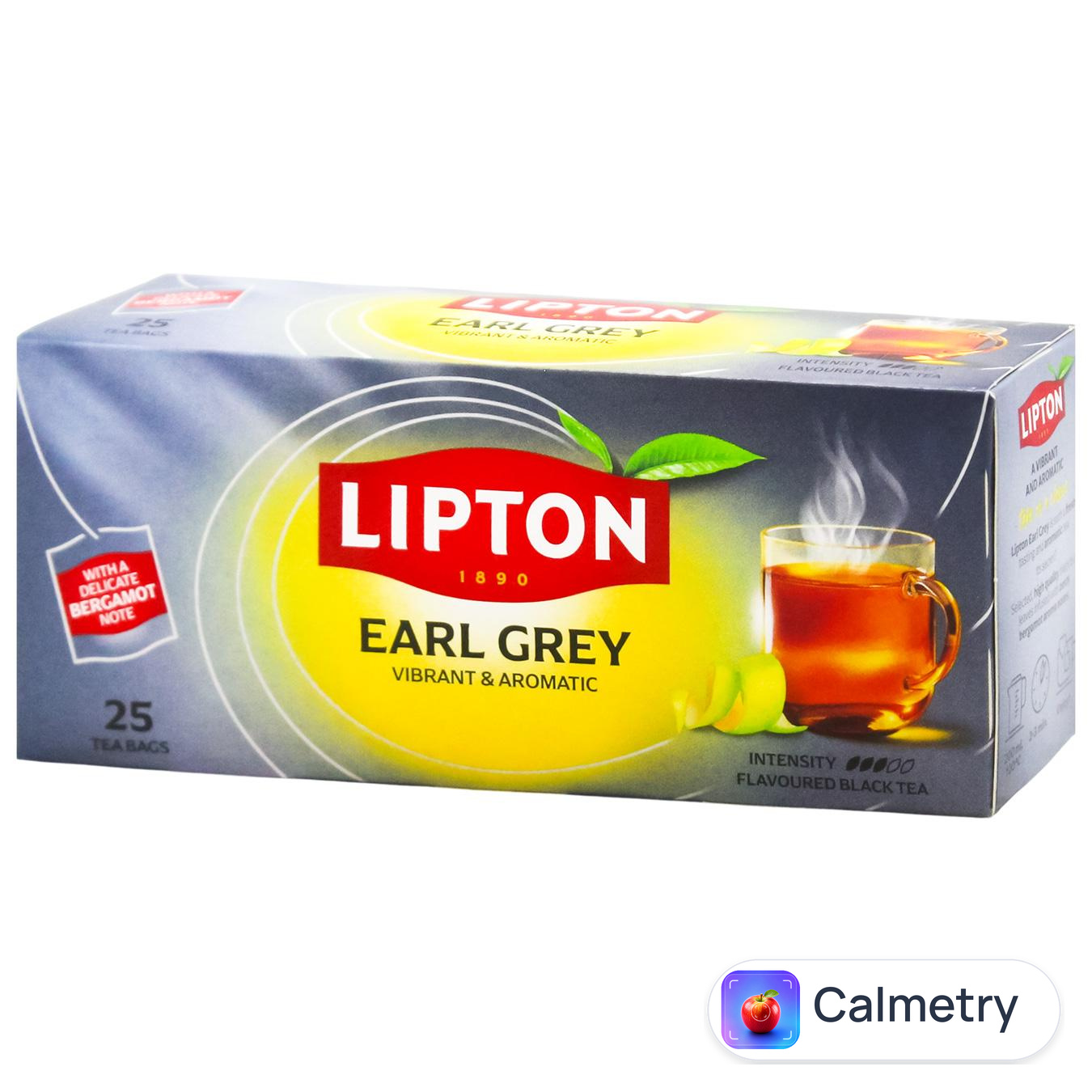 Чай чорний Lipton Earl Grey 1,5г*25шт — фото продукту