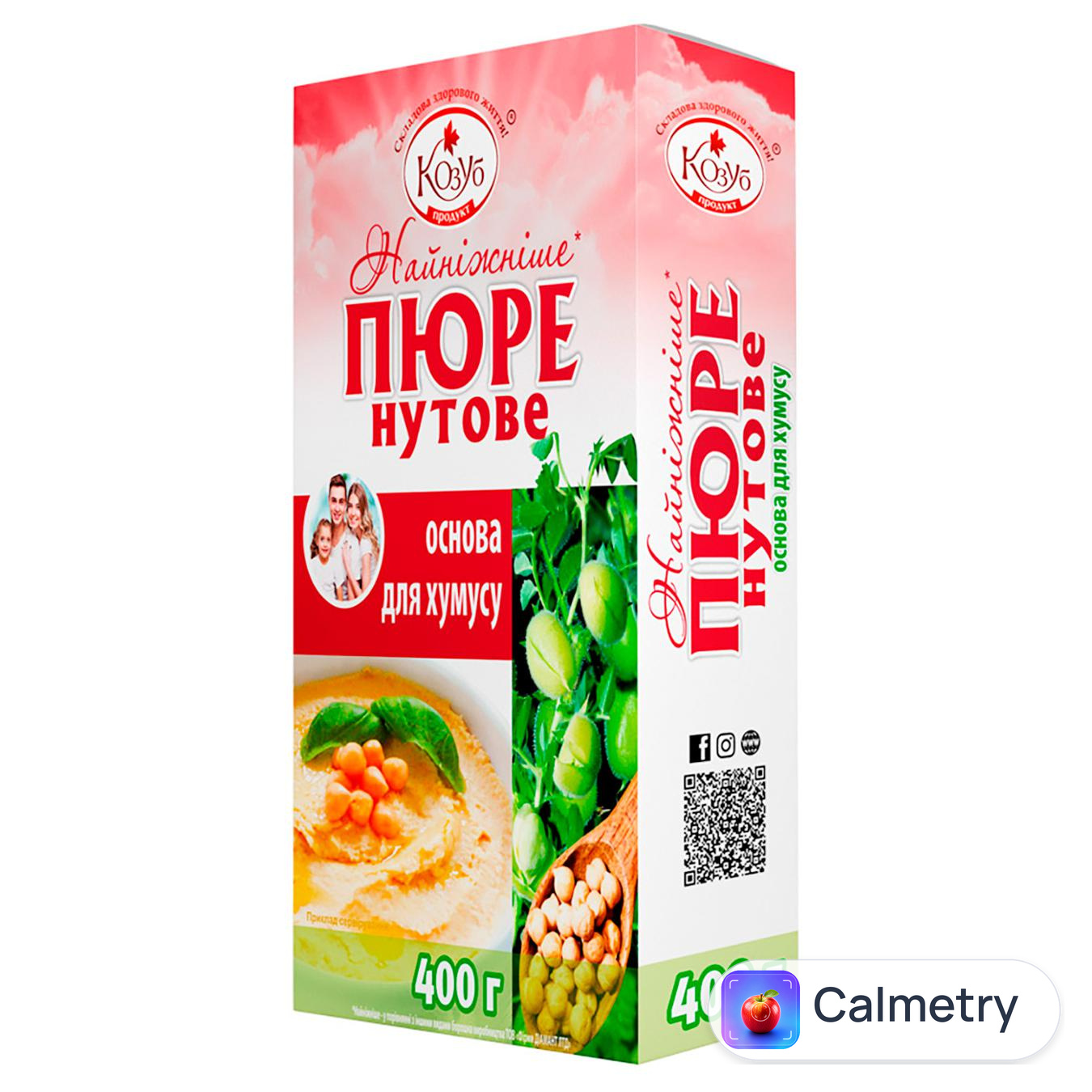 Пюре нутове Козуб Основа для хумусу 400г Козуб Продукт