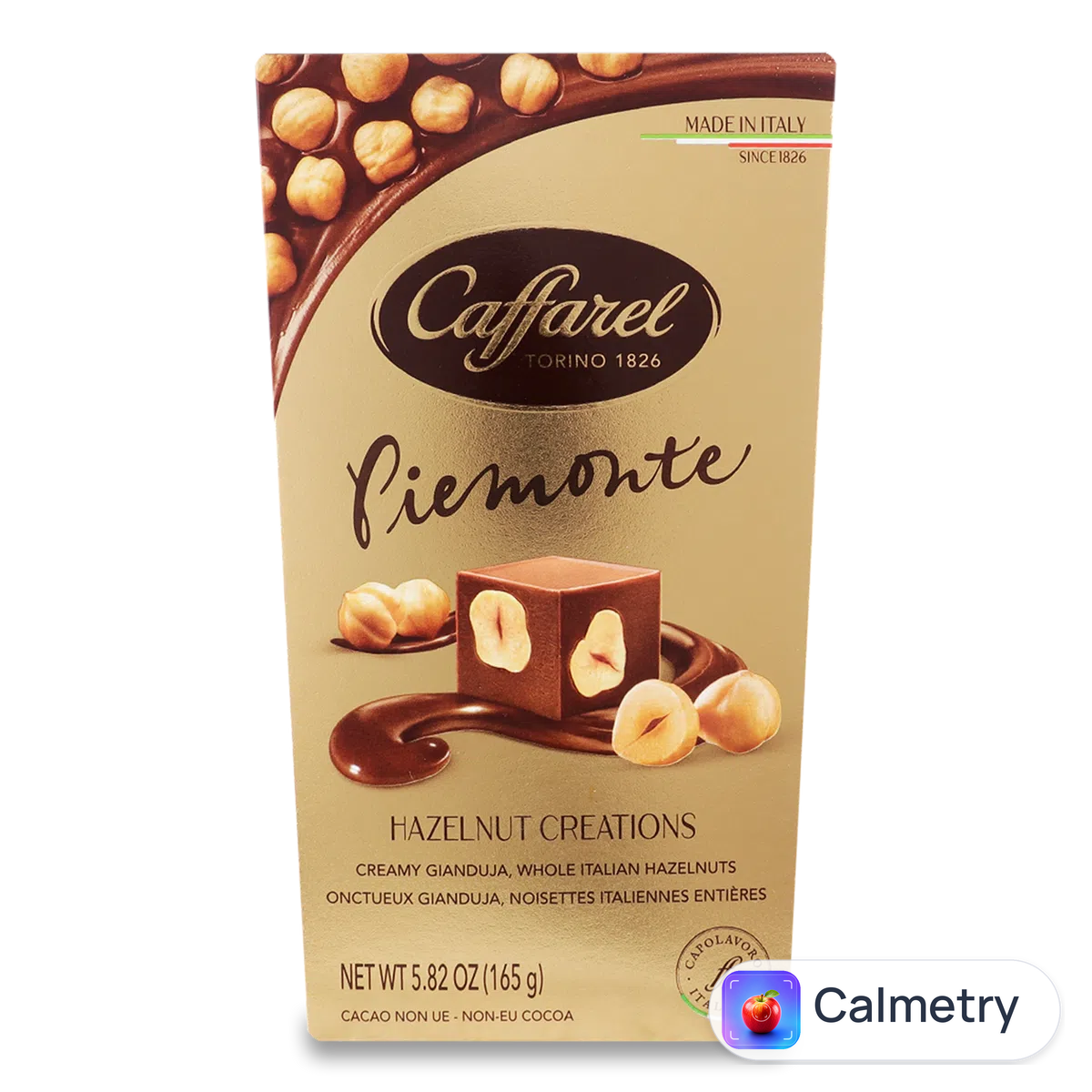 Цукерки Caffarel Piemonte з цілим фундуком молочний шоколад 165г