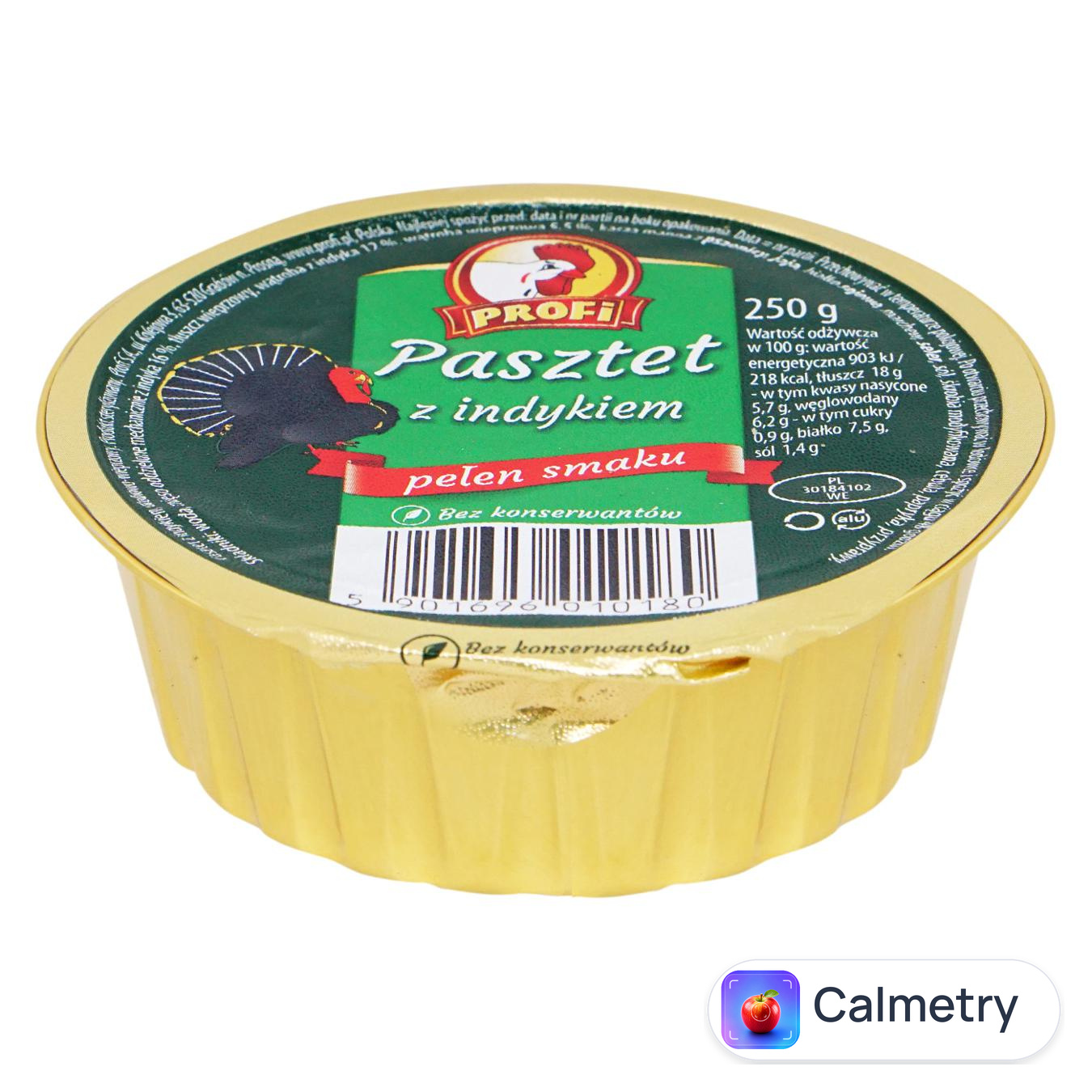 Паштет Profi з м'ясом індика та свининою 250г — фото продукту
