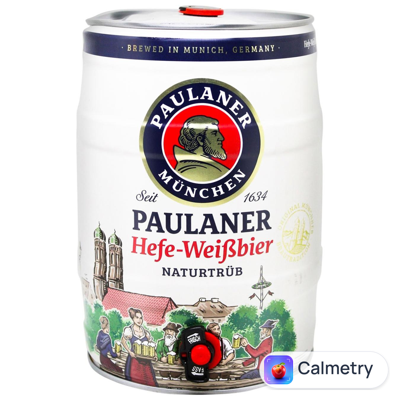 Пиво Paulaner Hefe-Weissbier світле нефільтроване 5,5% 5л