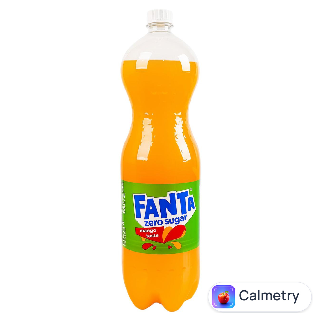 Напій газований Fanta Zero Sugar Mango 1,75л — фото продукту