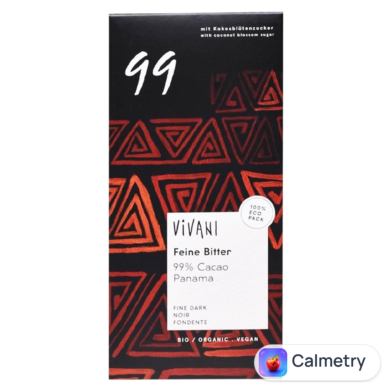 Шоколад чорний Vivani органічний 99% 80г