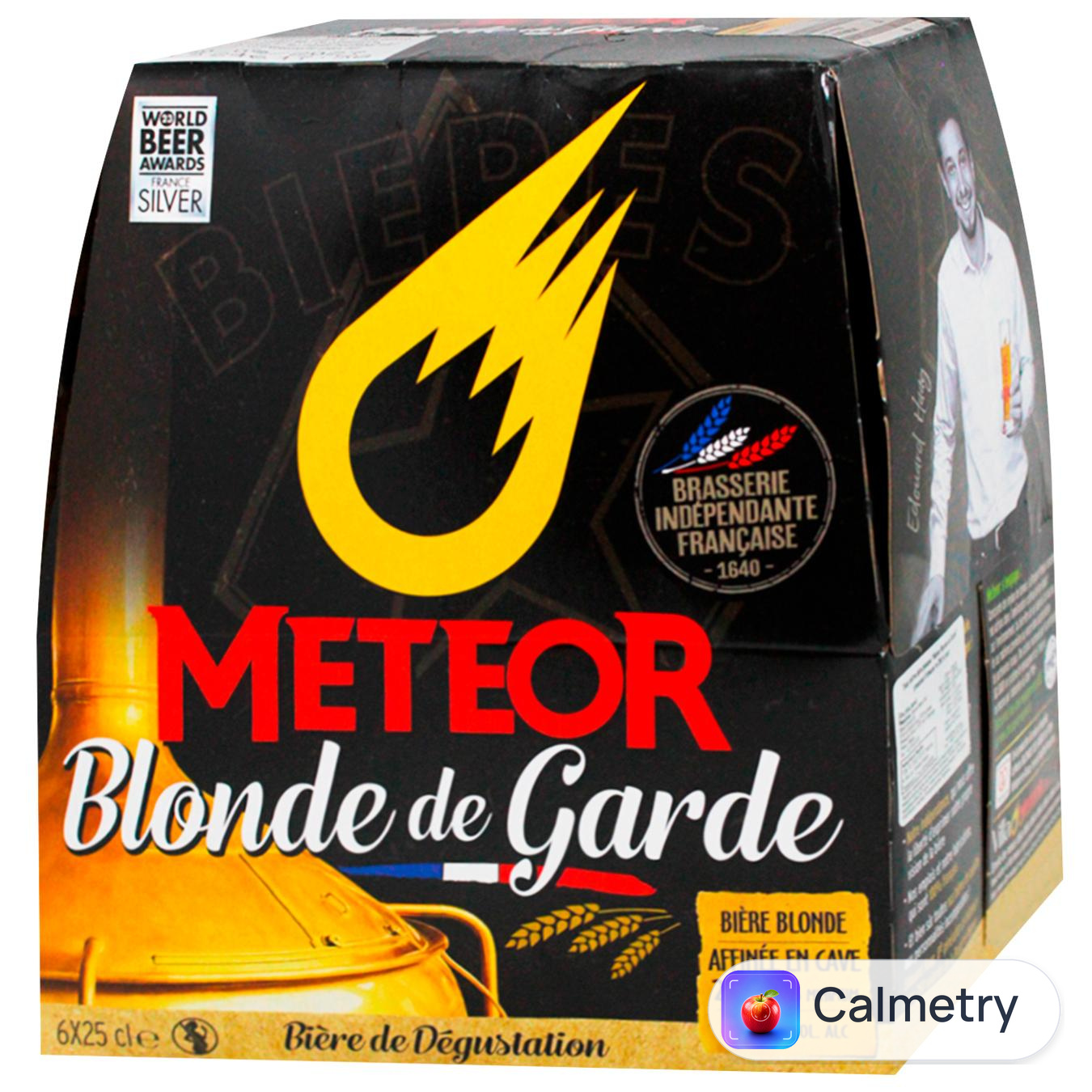 Пиво Meteor Blonde de Garde Pack світле нефільтроване 7,2% 6шт*250мл