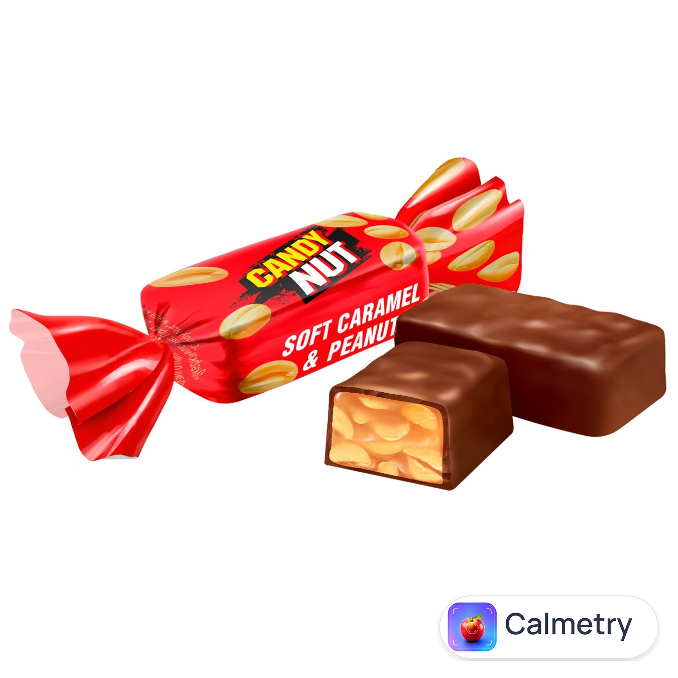 Цукерки Roshen Candy Nut карамельні з арахісом у глазурі