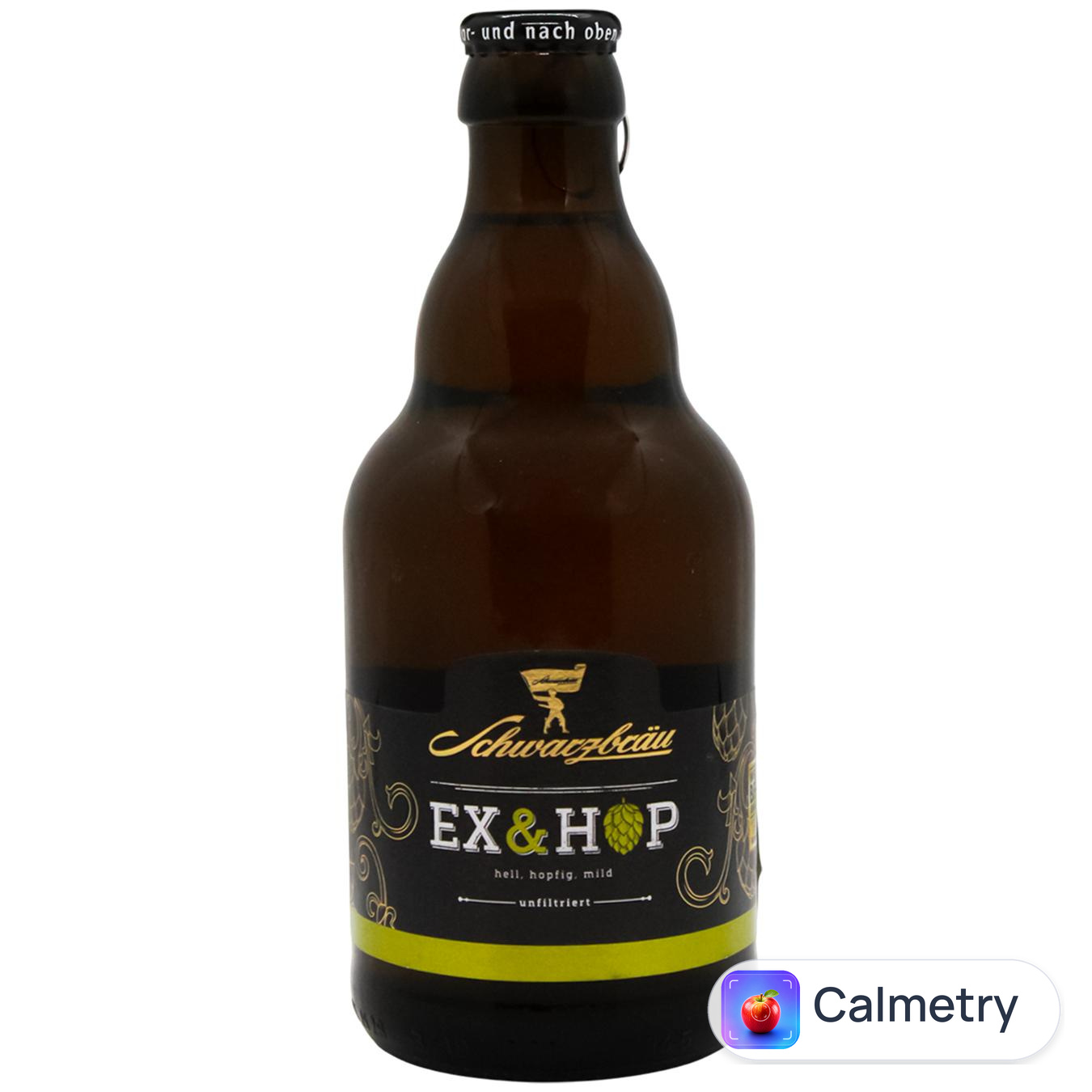 Пиво Schwarzbrau Ex & Hop світле нефільтроване 5,4% 0,33л