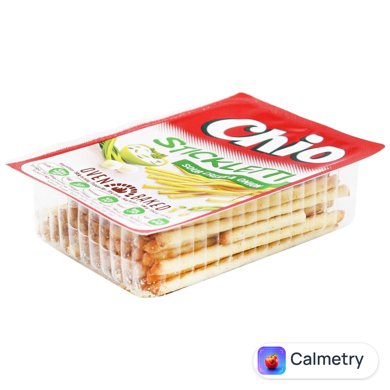 Соломка Chio Stickletti зі смаком сметани та цибулі 80г — фото продукту