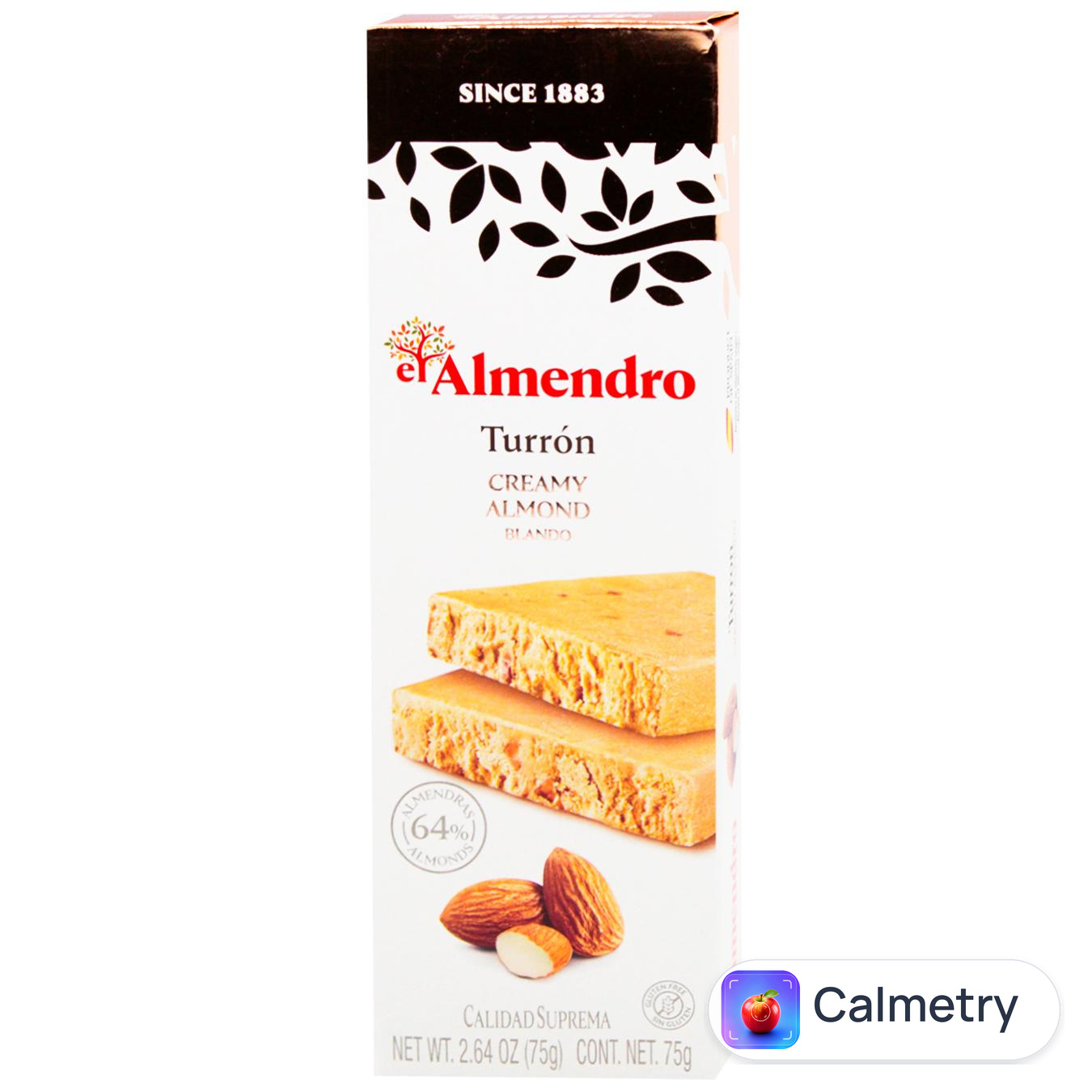 Туррон El Almendro вершковий мигдальний 75г