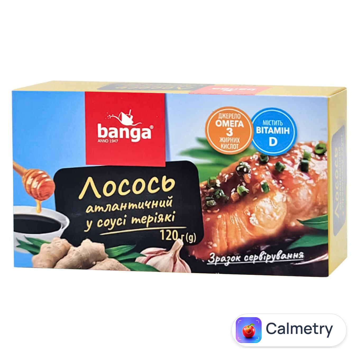 Лосось Banga філе в соусі теріякі 120г — фото продукту
