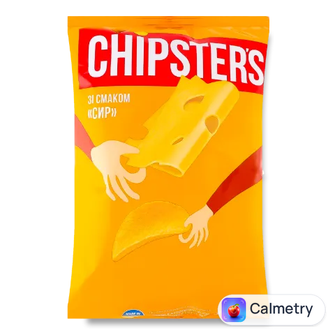 Чіпси Flint Chipster's натуральні зі смаком сиру