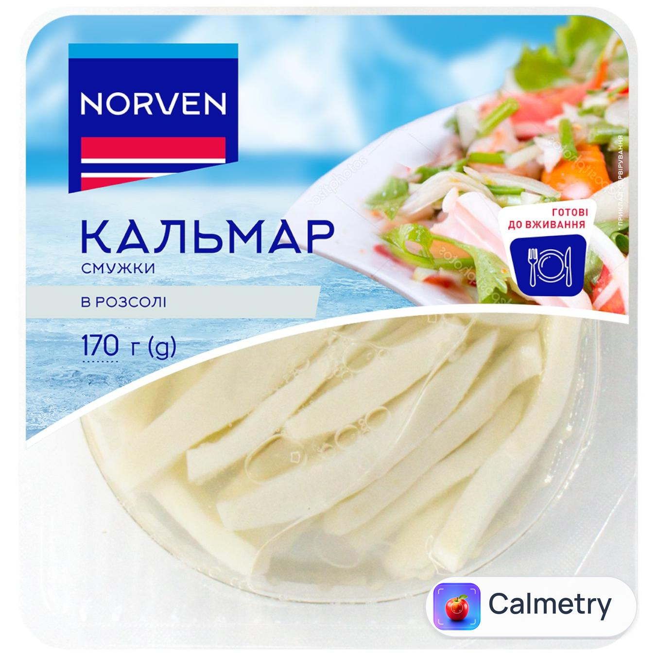 Кальмар Norven в розсолі 170г — фото продукту