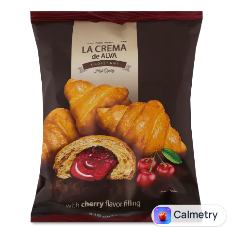 Круасан La Crema de Alva з начинкою зі смаком вишні 210г
