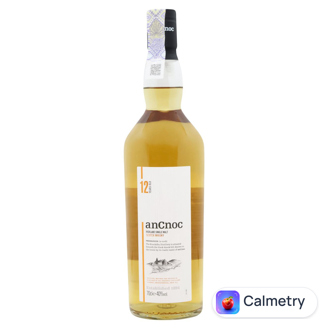 Віскі AnCnoc 12 років 40% 0,7л