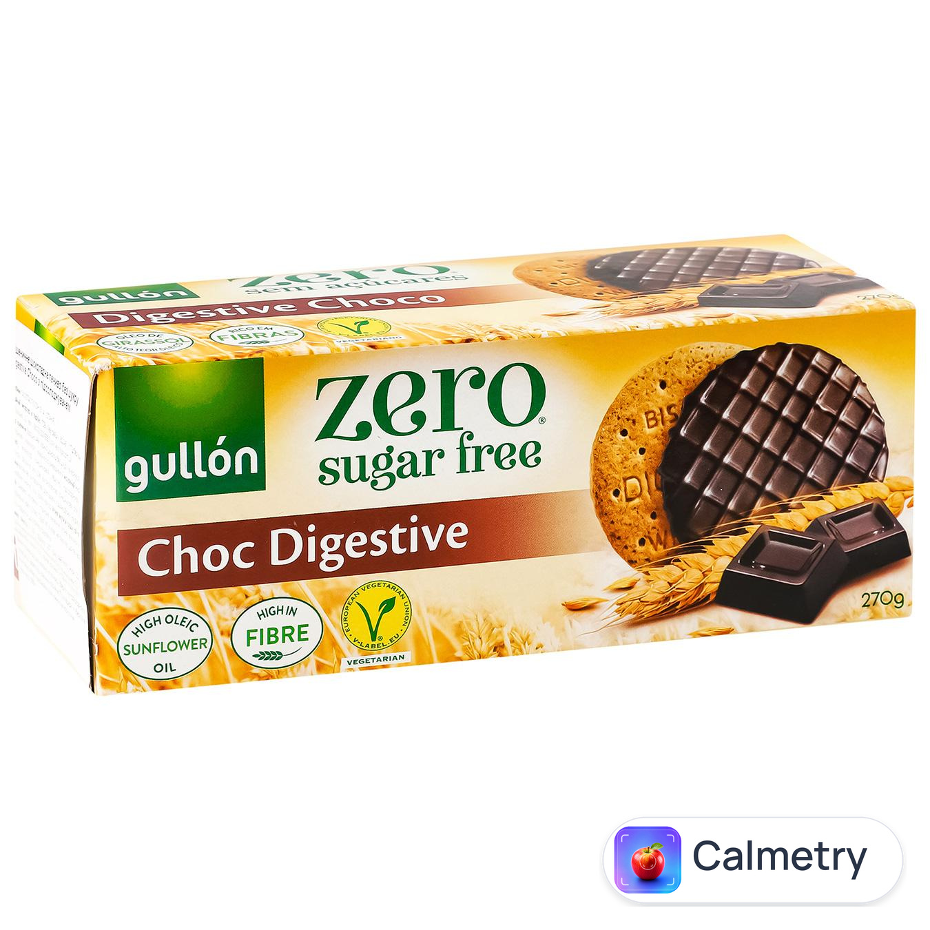 Печиво Gullon Digestive шоколадне діабетичне 270г