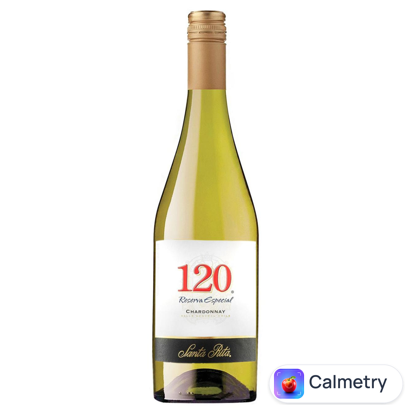 Вино Santa Rita 120 Chardonnay біле сухе 13,5% 0,75л — фото продукту