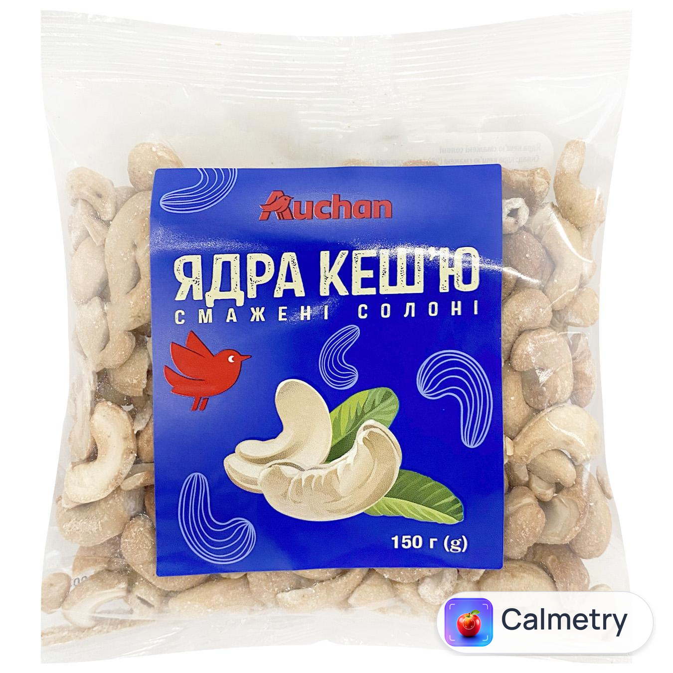Кеш'ю Auchan смажений солоний 150г
