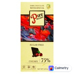 Шоколад чорний Pure Delight з вишнею без цукру 90г — фото продукту