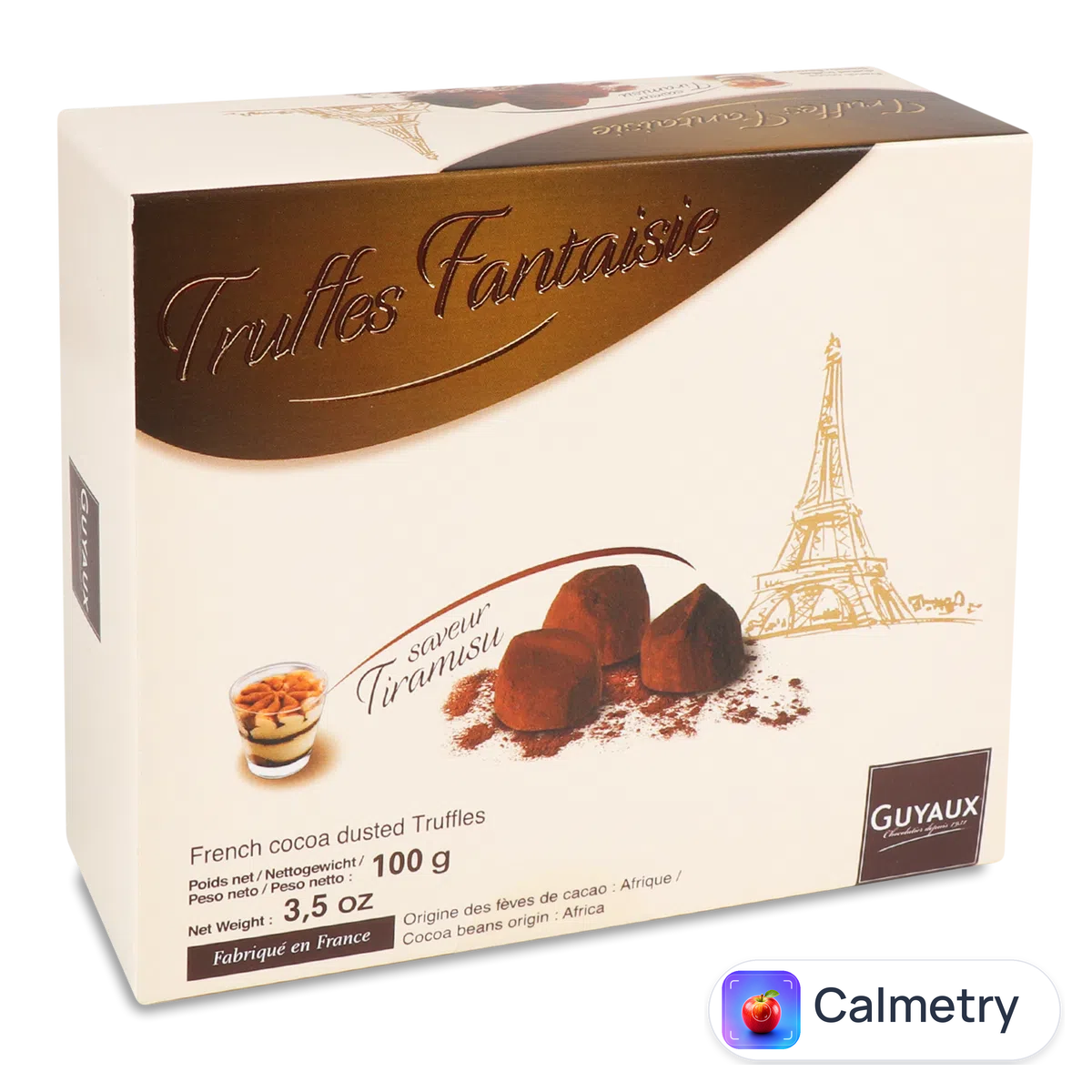 Цукерки Guyaux chocolatier трюфелі з начинкою тирамісу 100г