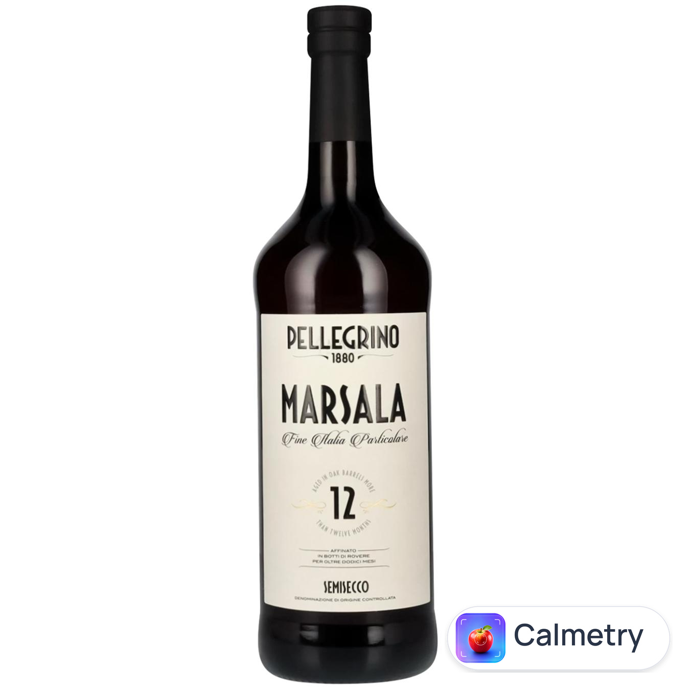 Вино Cantine Pellegrino Marsala Fine I.P. Secco DOC біле напівсухе 17% 0,75л — фото продукту