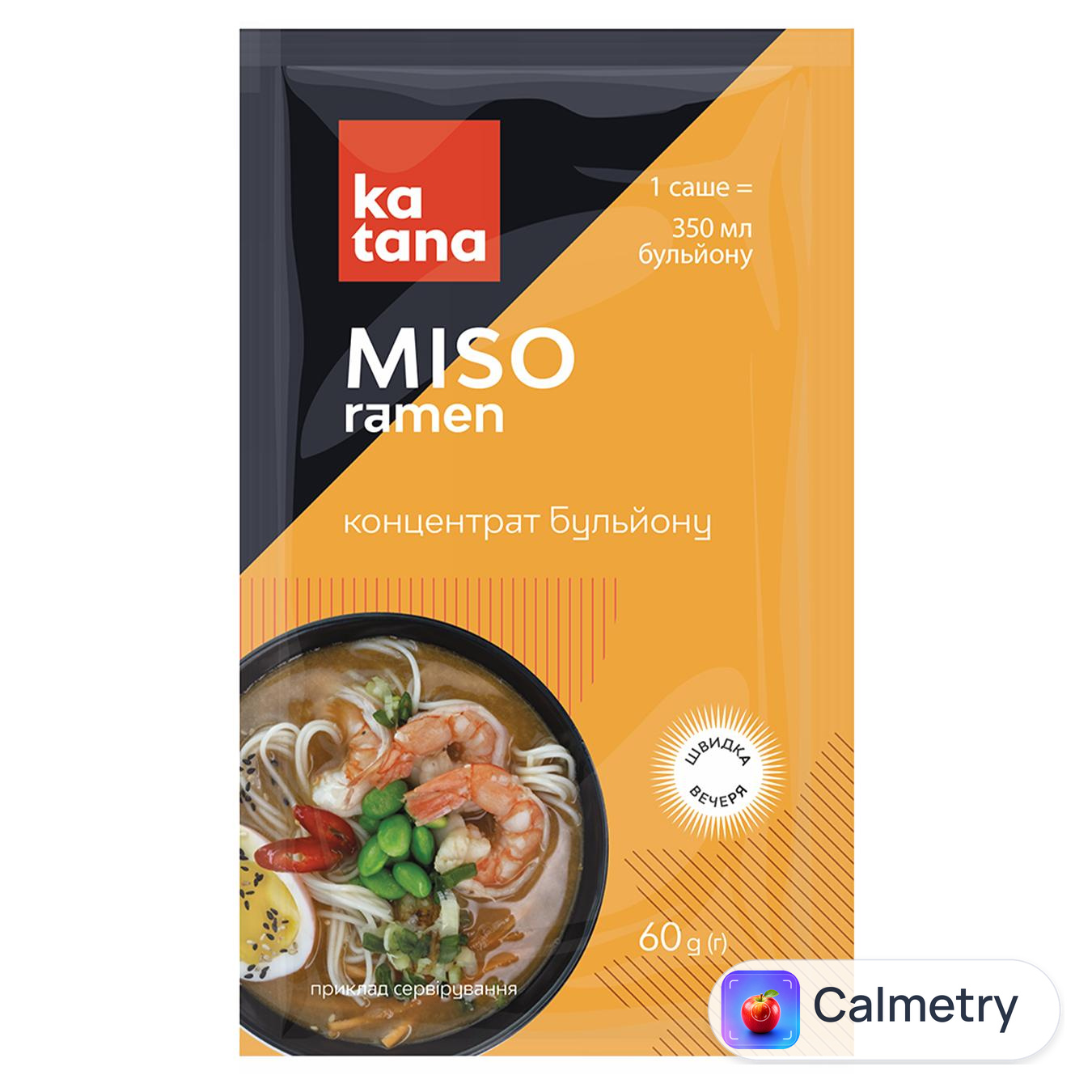 Бульйон Katana Miso Ramen концентрат 60г — фото продукту