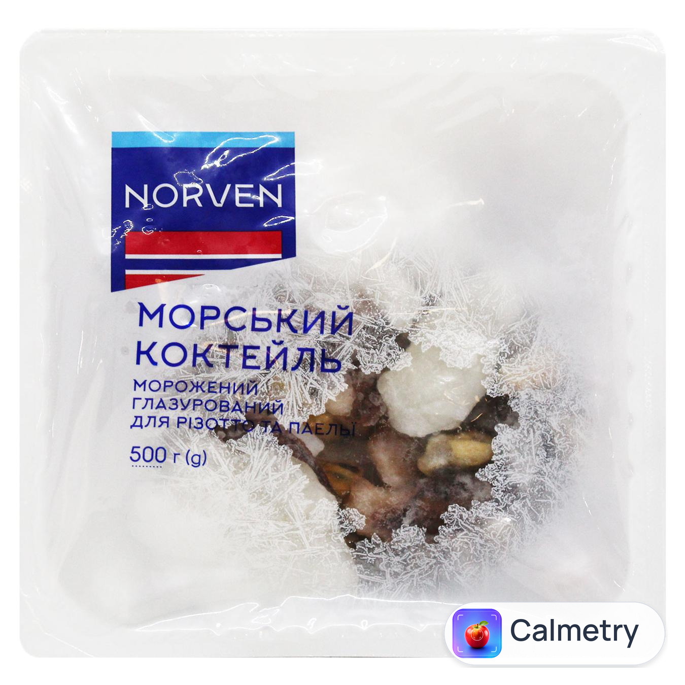 Морський коктейль Norven для різотто та паельї свіжеморожений 500г